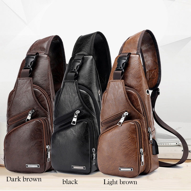 Men USB Charging Men Bag